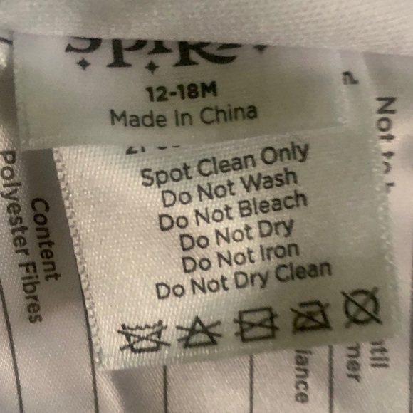 - Spirit Halloween Costumes Unicorn 12-18 Mo - Picture 5 of 6